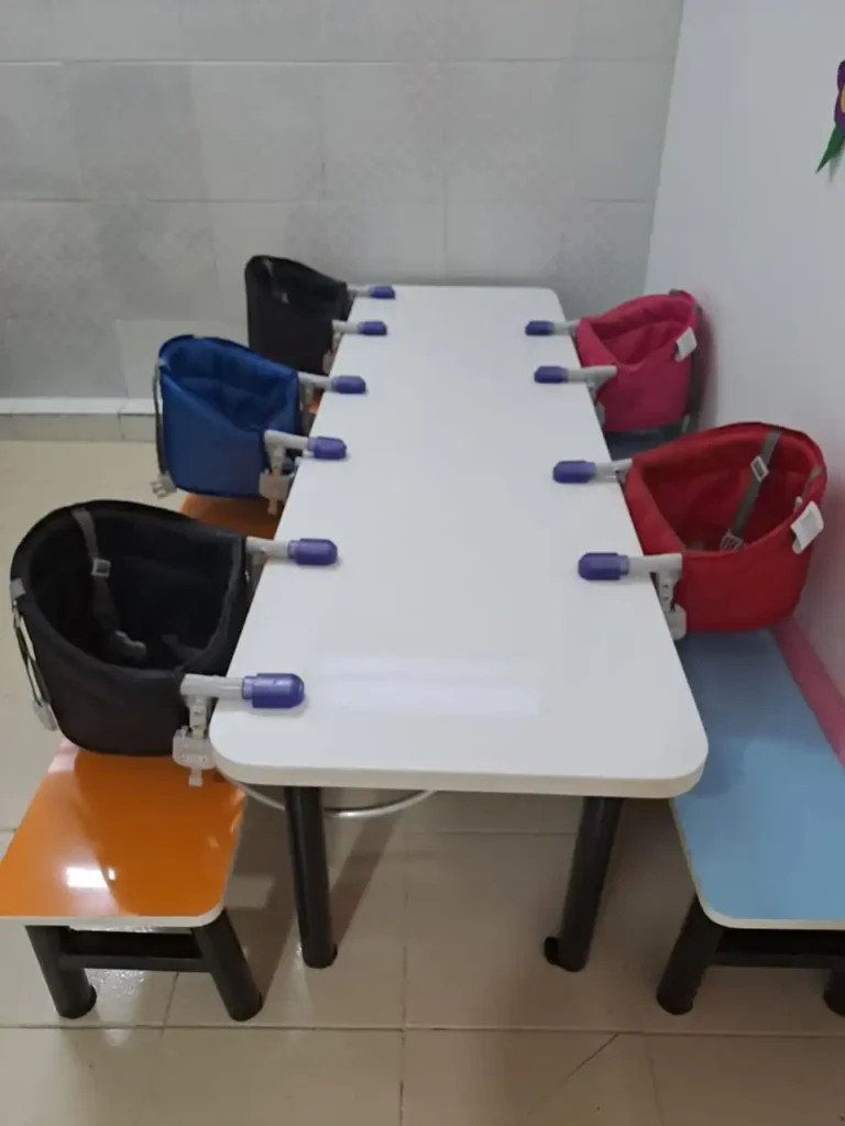 Refeitório da Educação Infantil e Berçário: Alimentação com conforto e acolhimento 